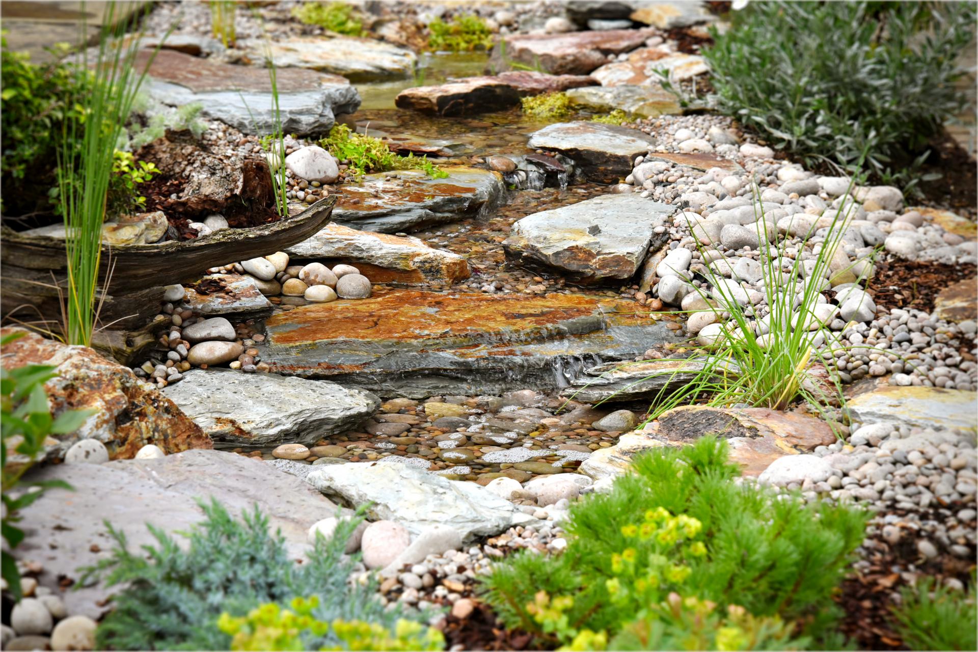 A stream can be the ultimate water feature 