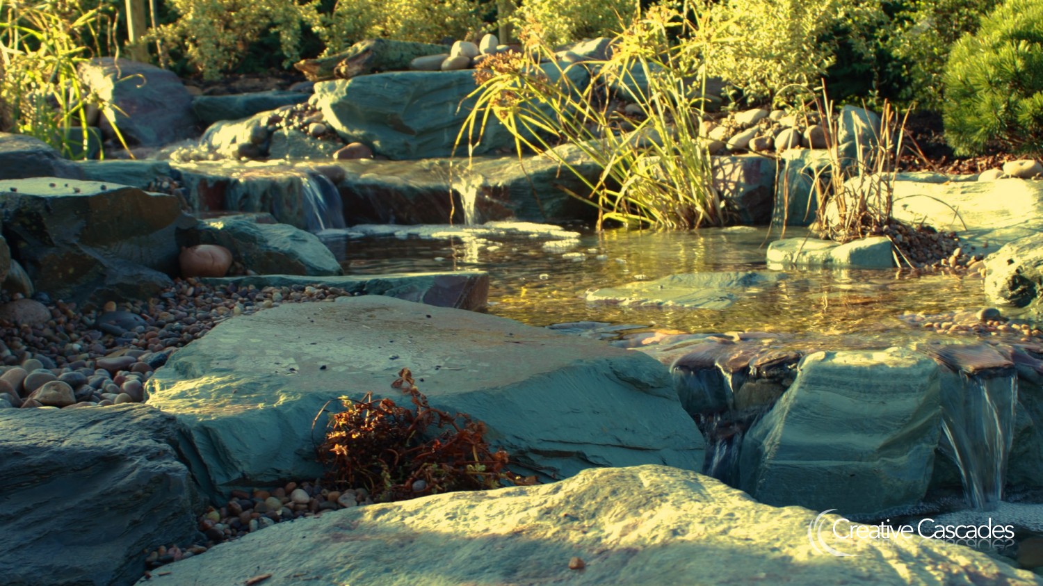 Love goes into the placing of every rock  - Landscaping and Water Features -  Creative Cascades