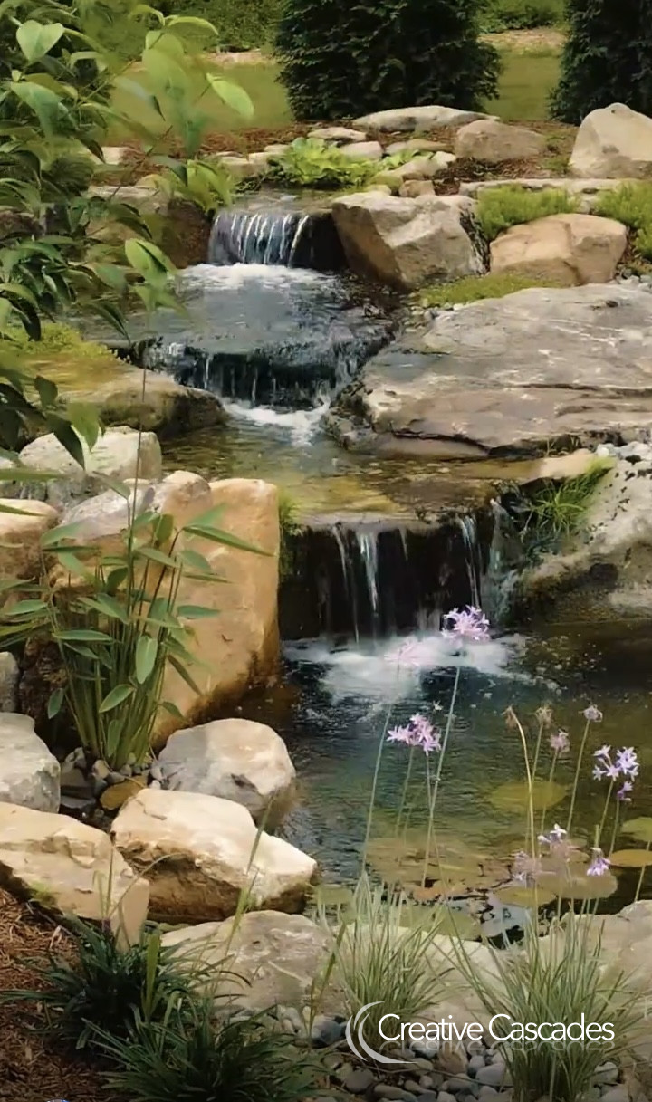 Landscaping and Water Features - Creative Cascades -  Landscapes | Water Features | Pondless Waterfalls